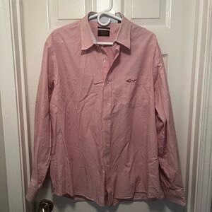 Greg Norman Collection Light Pink Casual Button Down Shirt